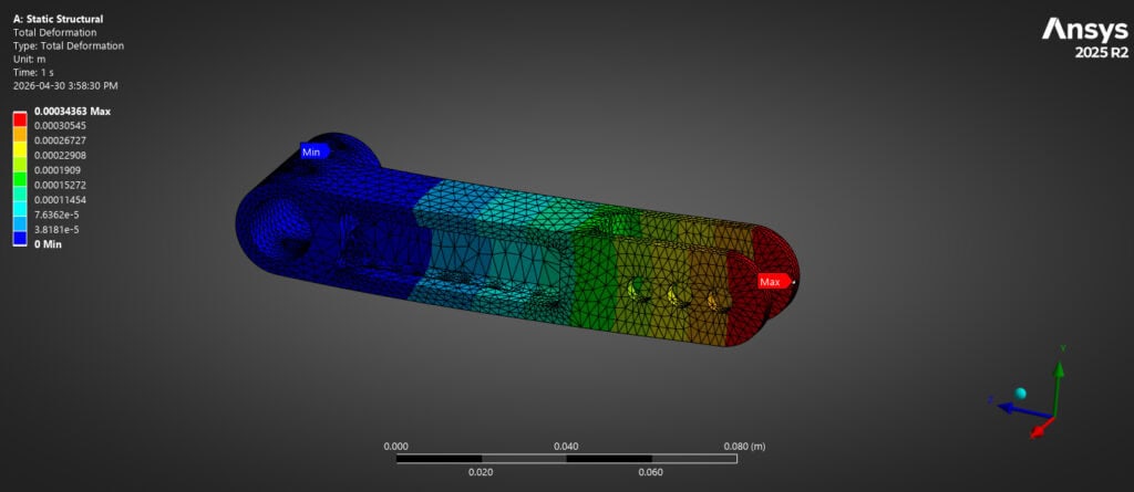 Torsional Rigidity FEA — ARB (Anti-Roll Bar) Blade