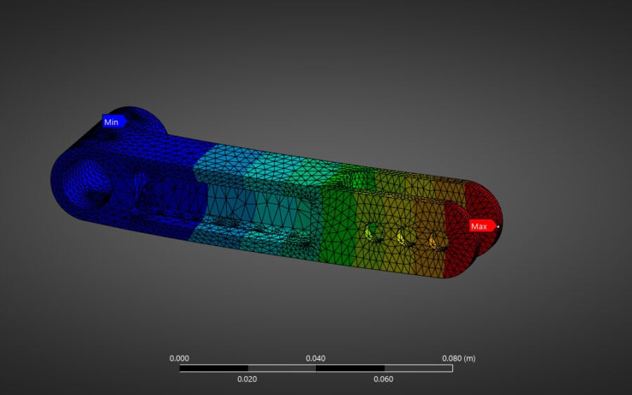 Torsional Rigidity FEA — ARB (Anti-Roll Bar) Blade